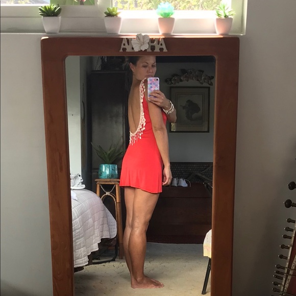 🍓RED MINI DRESS BY VERMILLI🍓 - Picture 2 of 8